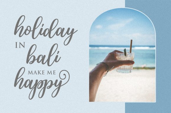 Natalic Font PNG with transparent background - Preview 4