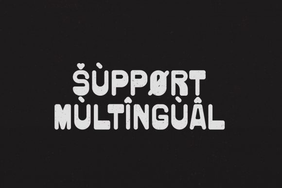 Orange Goods Font PNG with transparent background - Preview 1