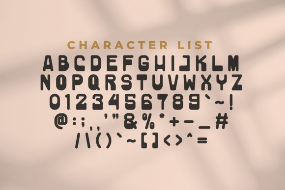 Orange Goods Font PNG with transparent background - Preview 5