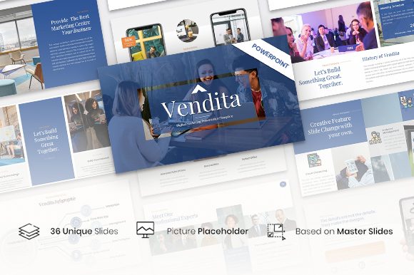 Preview of Vendita – Digital Marketing Presentation marketing presentation template
