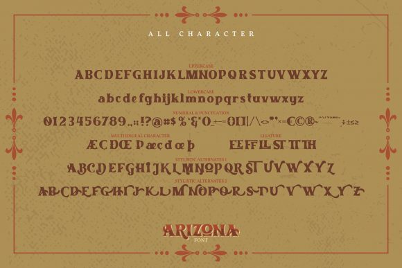 Arizona Font - Preview 5