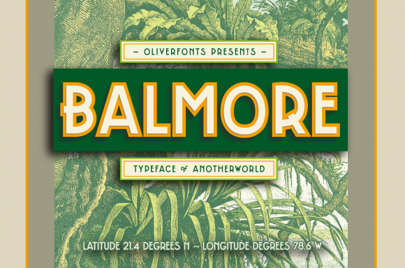 Balmore Sans Serif Font By OLIVERFONTS