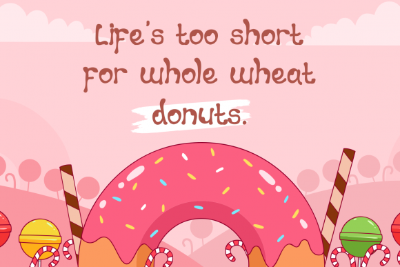 Choco Candy Font - Preview 5