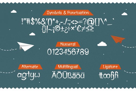 Hiccup Font PNG with transparent background - Preview 2