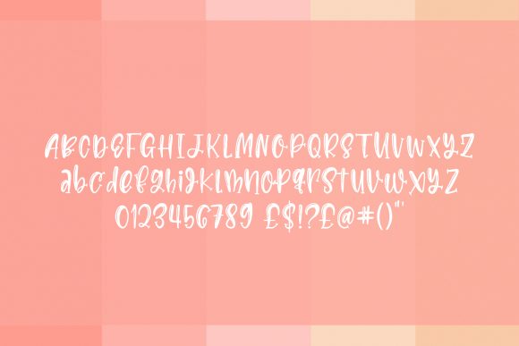 Mollie Mae Font PNG with transparent background - Preview 5