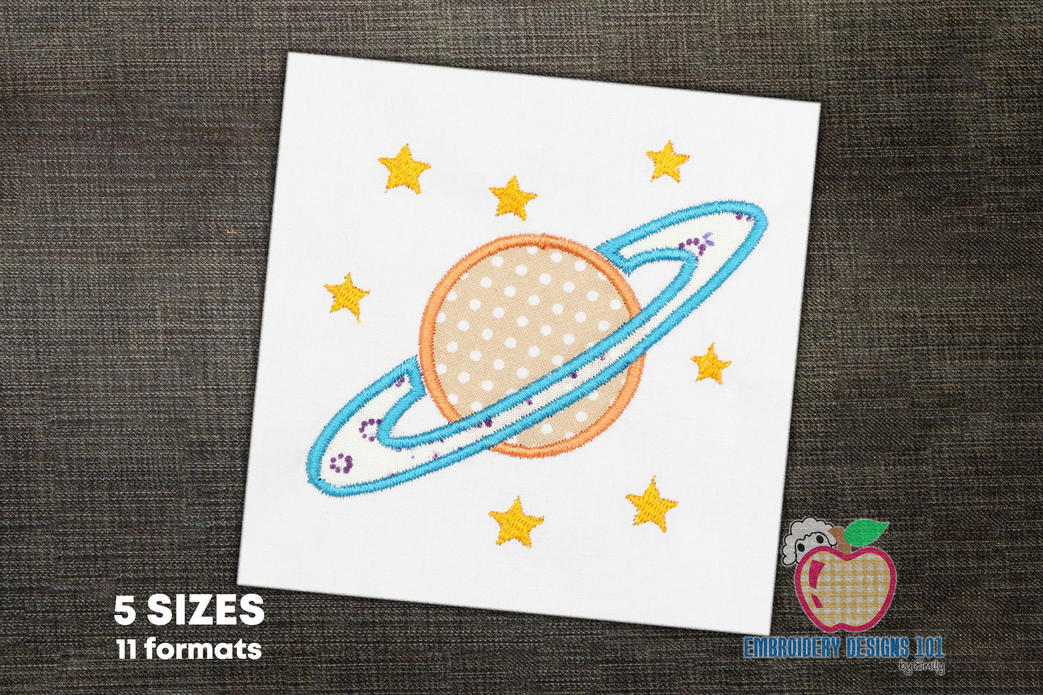 Saturn Planet Applique