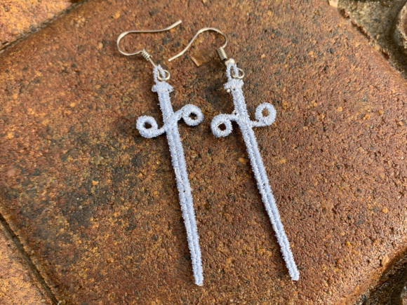 Sword Earrings