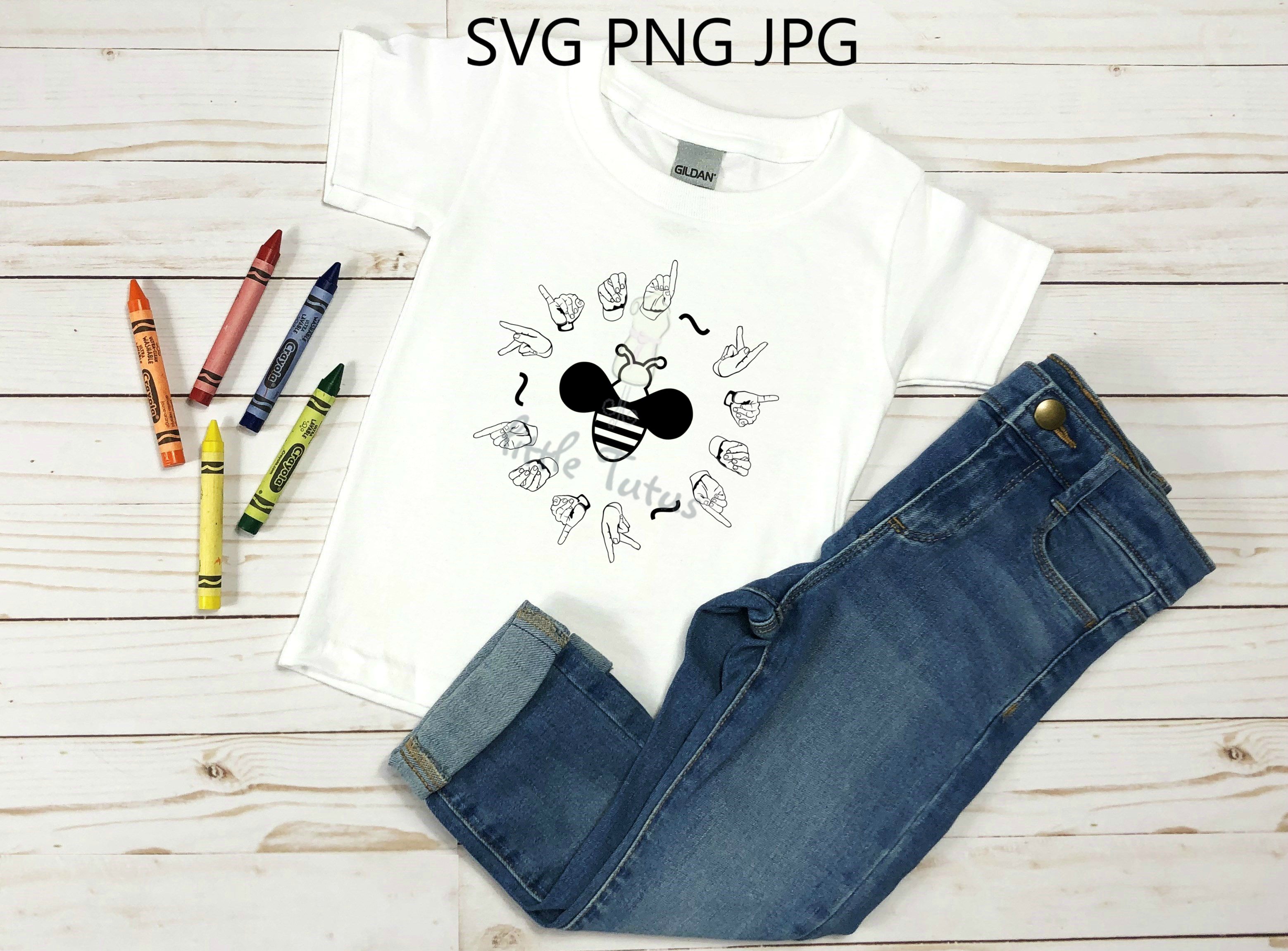 ASL Bee Kind Bee American Sign Language Graphic by LT Designs ...