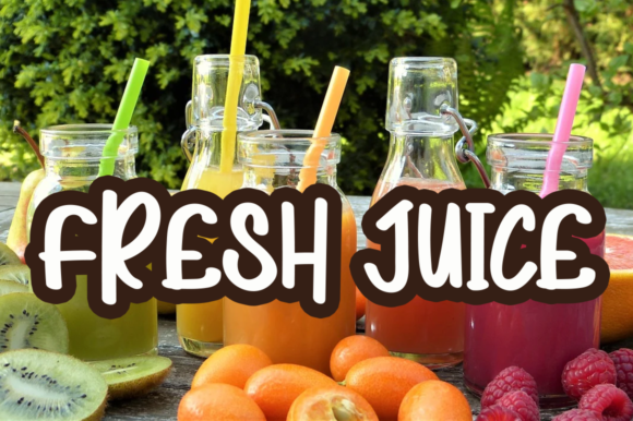 Albania Juice Font - Preview 2