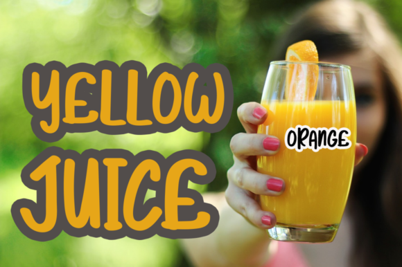 Albania Juice Font - Preview 3