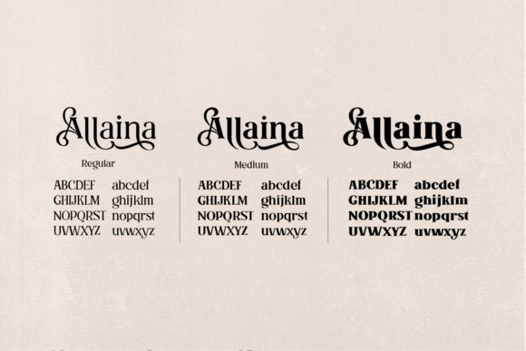 Allaina Font - Preview 1