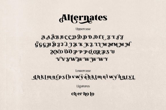 Allaina Font - Preview 3