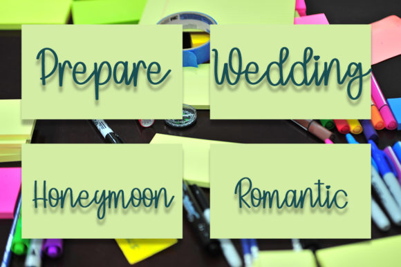 Angglea Wedding Font - Preview 3