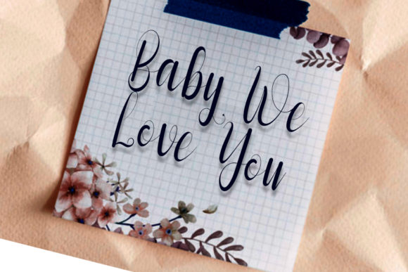 Baby Signature Font - Preview 4
