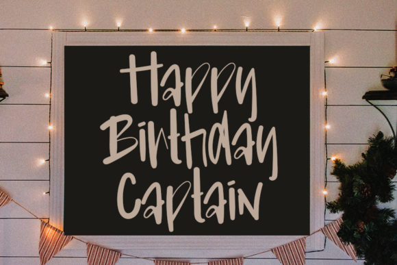 Captain Brown Font - Preview 1