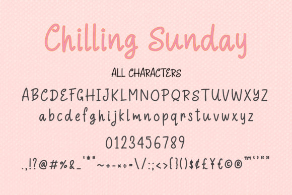 Chilling Sunday Font - Preview 6