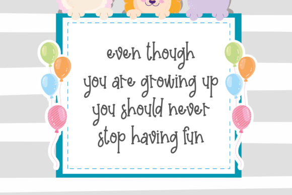 Cuteness Monster Font - Preview 2