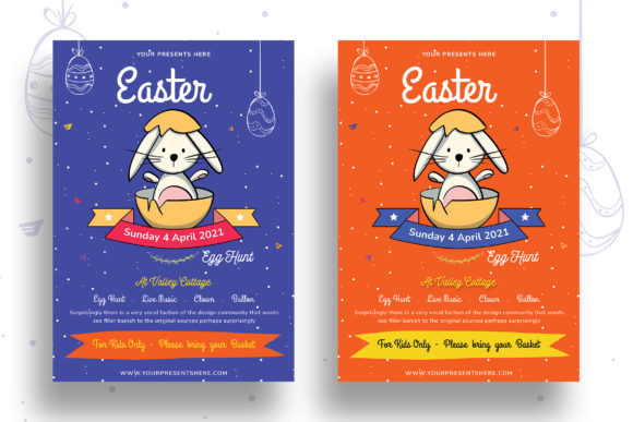 Easter Egg Hunt Festivel Flyer