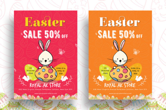 Easter Egg Hunt Festivel Flyer