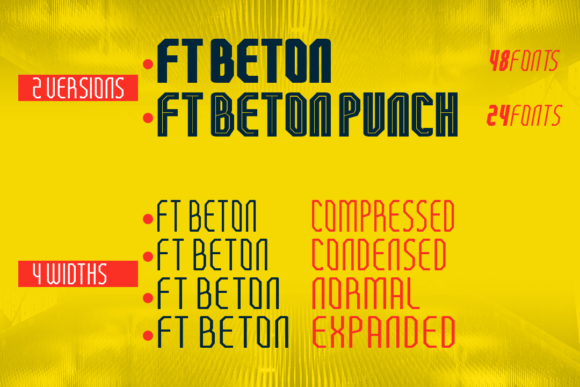 FT Beton Font - Preview 4