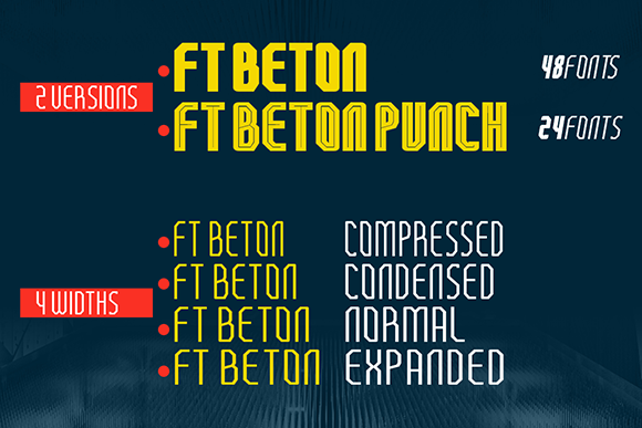 FT Beton Font - Preview 4