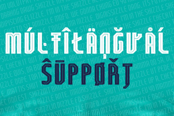 FT Beton Punch Font PNG with transparent background - Preview 5