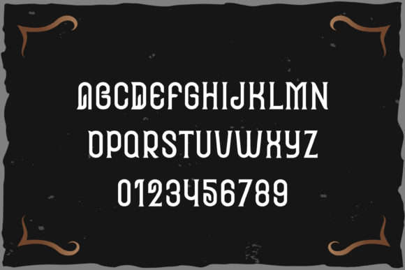 Golden Whisky Font PNG with transparent background - Preview 1
