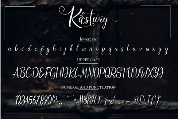 Kastury Font PNG with transparent background - Preview 5