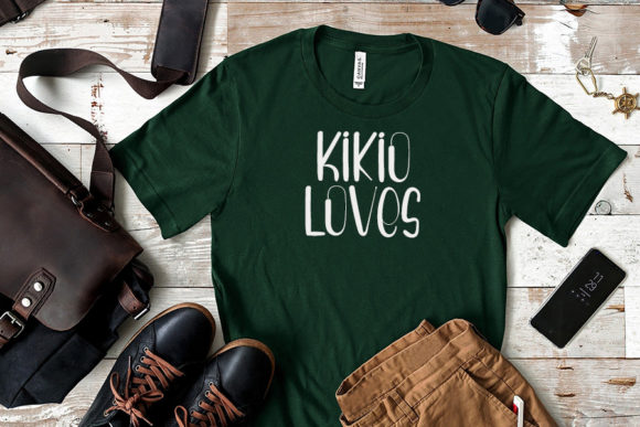 Kikione Forever Font PNG with transparent background - Preview 2