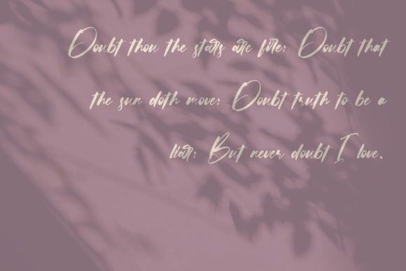 Loveless Font PNG with transparent background - Preview 3