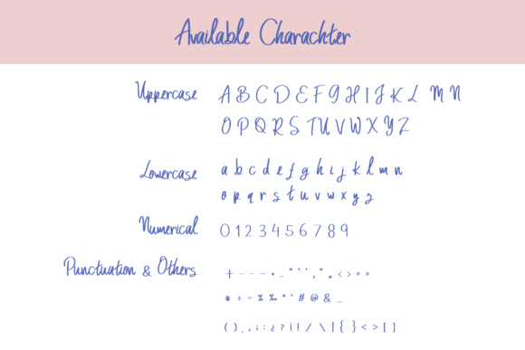 Malino Candy Font PNG with transparent background - Preview 6