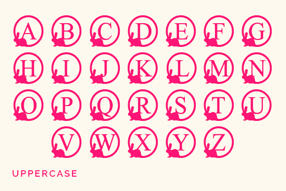 Marmut Monogram Font PNG with transparent background - Preview 3