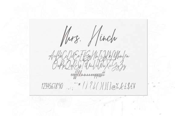 Mrs. Hinch Font PNG with transparent background - Preview 1