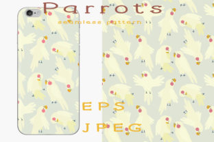 Parrots. Cute Seamless Pattern Graphic by Evgeniia Bychkova · Creative ...