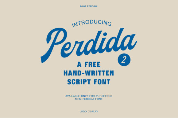 Perdida Font PNG with transparent background - Preview 1