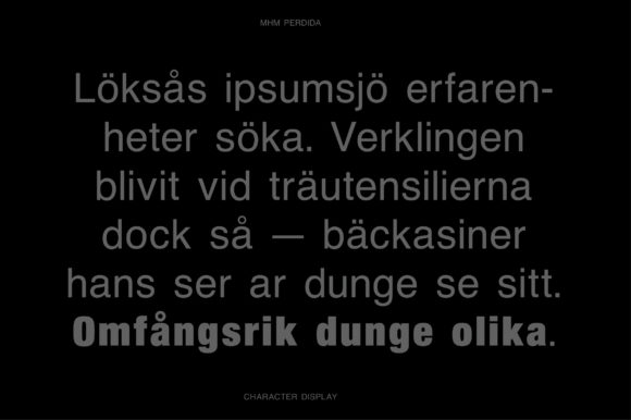 Perdida Font PNG with transparent background - Preview 2