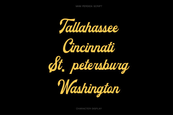 Perdida Font PNG with transparent background - Preview 3