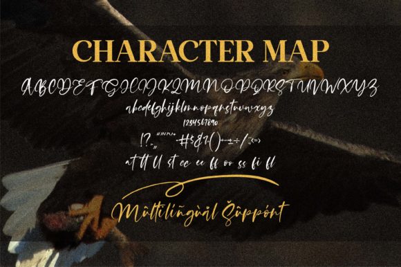 Satisfield Font PNG with transparent background - Preview 1