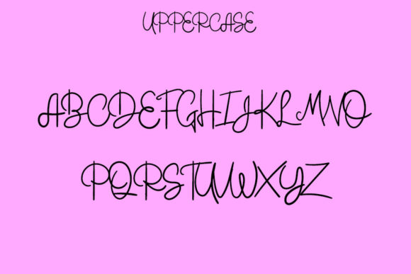 Secret Lullaby Font PNG with transparent background - Preview 3