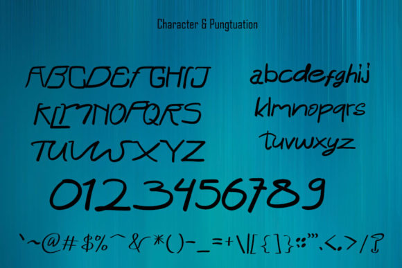 Simz Nextime Font PNG with transparent background - Preview 3