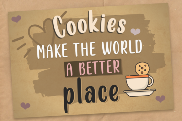 Almond Cookies Font - Preview 1