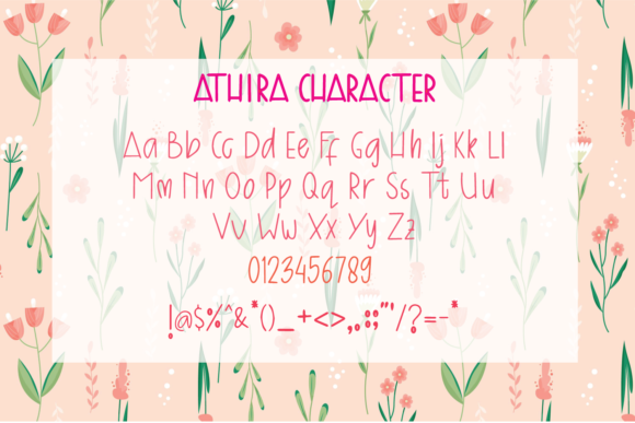 Athira Font - Preview 1