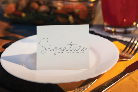 Attentive Font PNG with transparent background - Preview 3