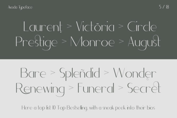 Avoda Font - Preview 6
