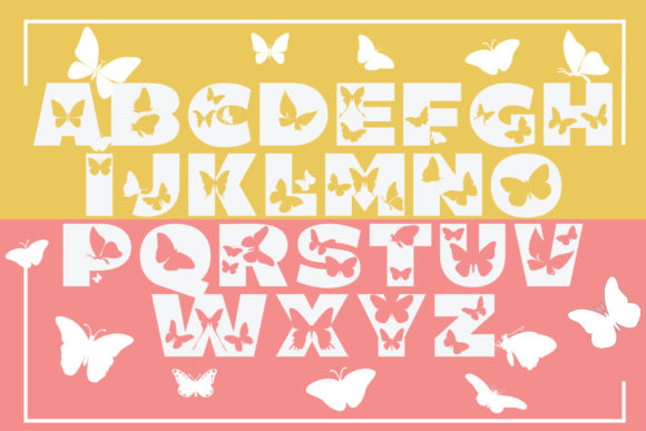 Butterfly Font - Preview 1