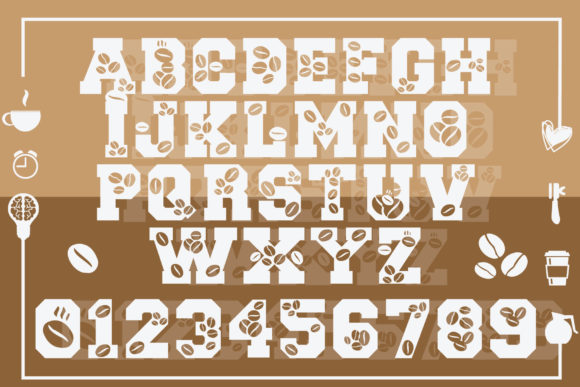 Coffee Bean Font - Preview 1