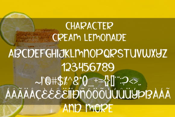 Cream Lemonade Font - Preview 3