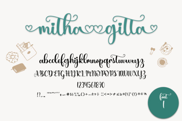 Diary Mithagitta Font - Preview 6