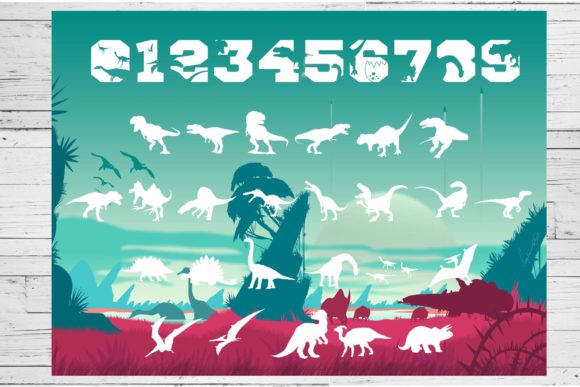 Dinomax Font PNG with transparent background - Preview 2
