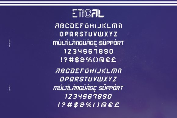 Etical Font - Preview 4
